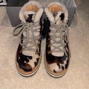 Aquatalia Hadlee Haircalf Shearling Boot
